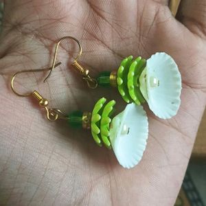 Cute Green Earrings