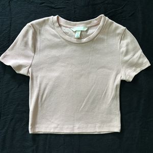 H&M Ribbed jersey top