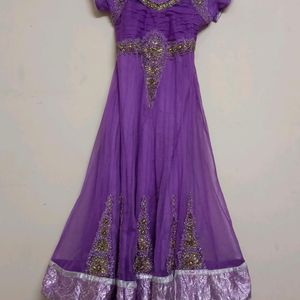 Beautiful Purple Anarkali 💜