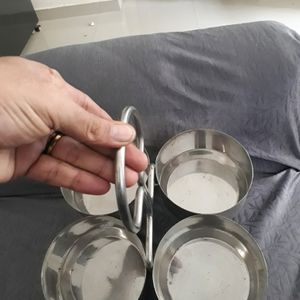 STAINLESS STEEL TIFFIN & FOOD SERVING SET