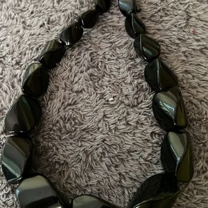 Black Stone Necklace