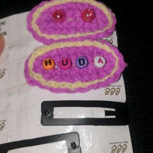 Crochet Customize Hair Clips