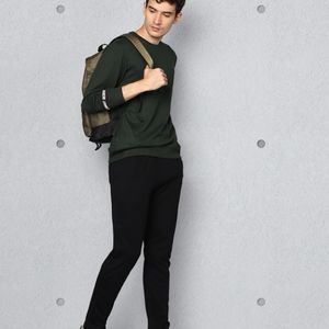 Men Green Sweatshirt