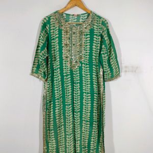 Green Casual Kurta (Women's)