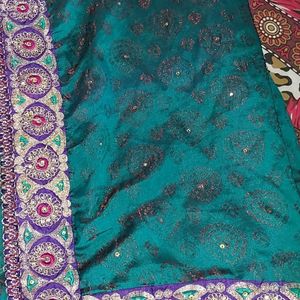 Heavy Border Ethnic Saree