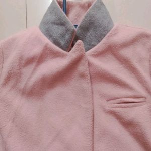 Light Pink Colour Blazer For Women