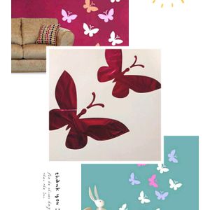 Butterfly Wall Stencil Design