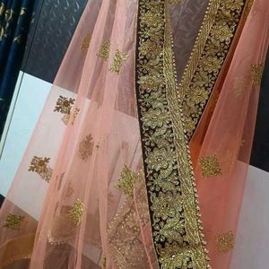 Wine Bridal Lehenga