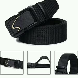 PROVOGUE Men Black Nylon Belt