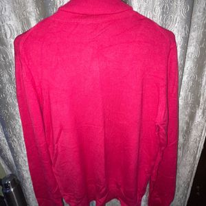 Fuchsia Turtleneck.