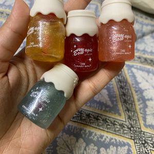 4 Gege Bear Milk Jar Lip Oil