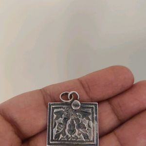 92.5 Silver Vintage Enamel Pendent