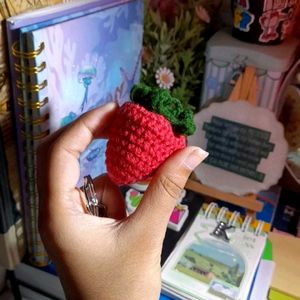 Crochet Strawberry Set