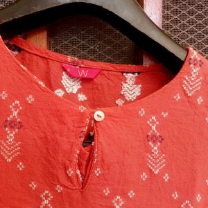 W Embroided Kurti