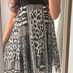 Printed skirt/tube dress