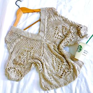 Pinterest Crochet Oversized Pullover Top