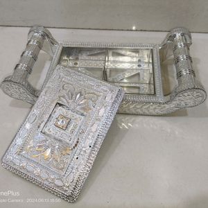 Traditional Silver Plated Dry Fruits Box