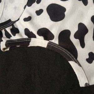 Shein Cow Print Crop Top📢😱 Loot