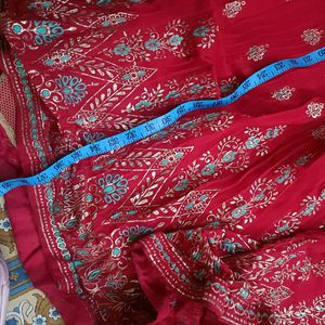 Imported Crush Fabric Lehenga Choli In XL Size