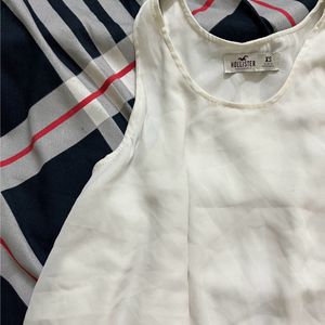 hollister california flowy layered tank top