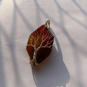 Carnelian Tree Of Life Pendant