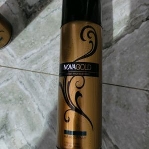 Nova Professional Gold Hair Spray New Seal No Coin