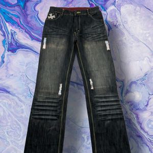 Black And Grey Shade Jeans Unisex, For Men .Women.