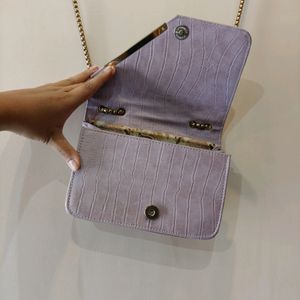 Stylish Lavender Sling Bag