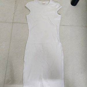 Urbanic Midi Bodycon White Dress