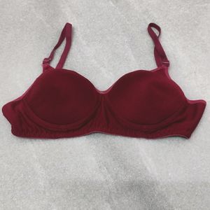 Maroon Padded Bra