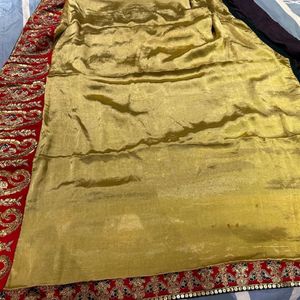 🥳Final Price🥳Green/beige Saree