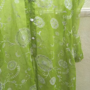 Sheer Green Kurta