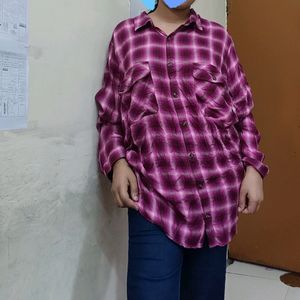 Multicolour Checked Top