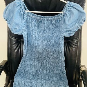 Bluee Denim Dress