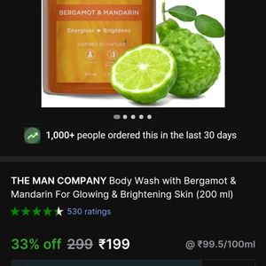 THE MAN COMPANY Body Wash Glowing & Brightening