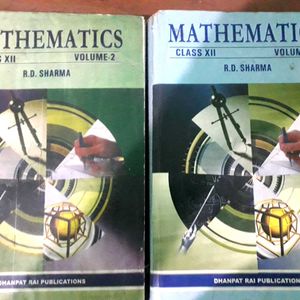 Rd Sharma 12th Class Book