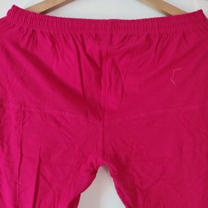 2 Leggings For Women, Pink And Mustard, 30