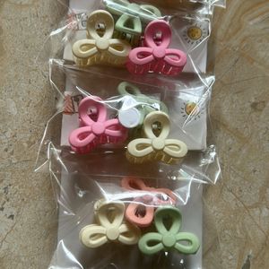 Small Hairclips Set Of 3