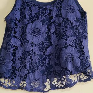 Sleeveless Lace Top