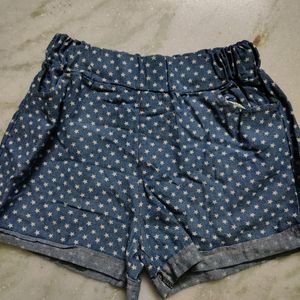 Casual Printed Shorts With Pockets