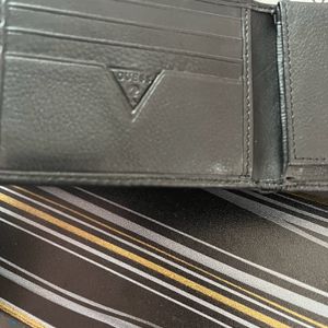 Guess Black Leather Men's Wallet (31GU22X003)