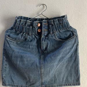 Denim skirt