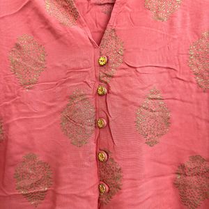 Peach Kurta