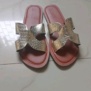 Flip Flops Leather Shoes