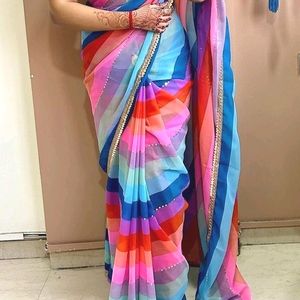 Multi Color Viral Saree