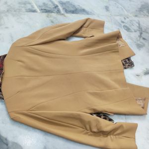 tan colour formal/ casual blazer