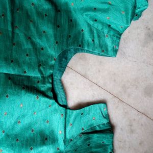 SHORT Chanderi Kurti And Bracket