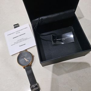 French Connection Black Analog Watch