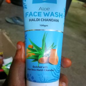 Aloe Face Wash, Haldi Chandan