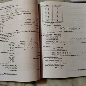 Mathematics Standard Sample Papers Class 10